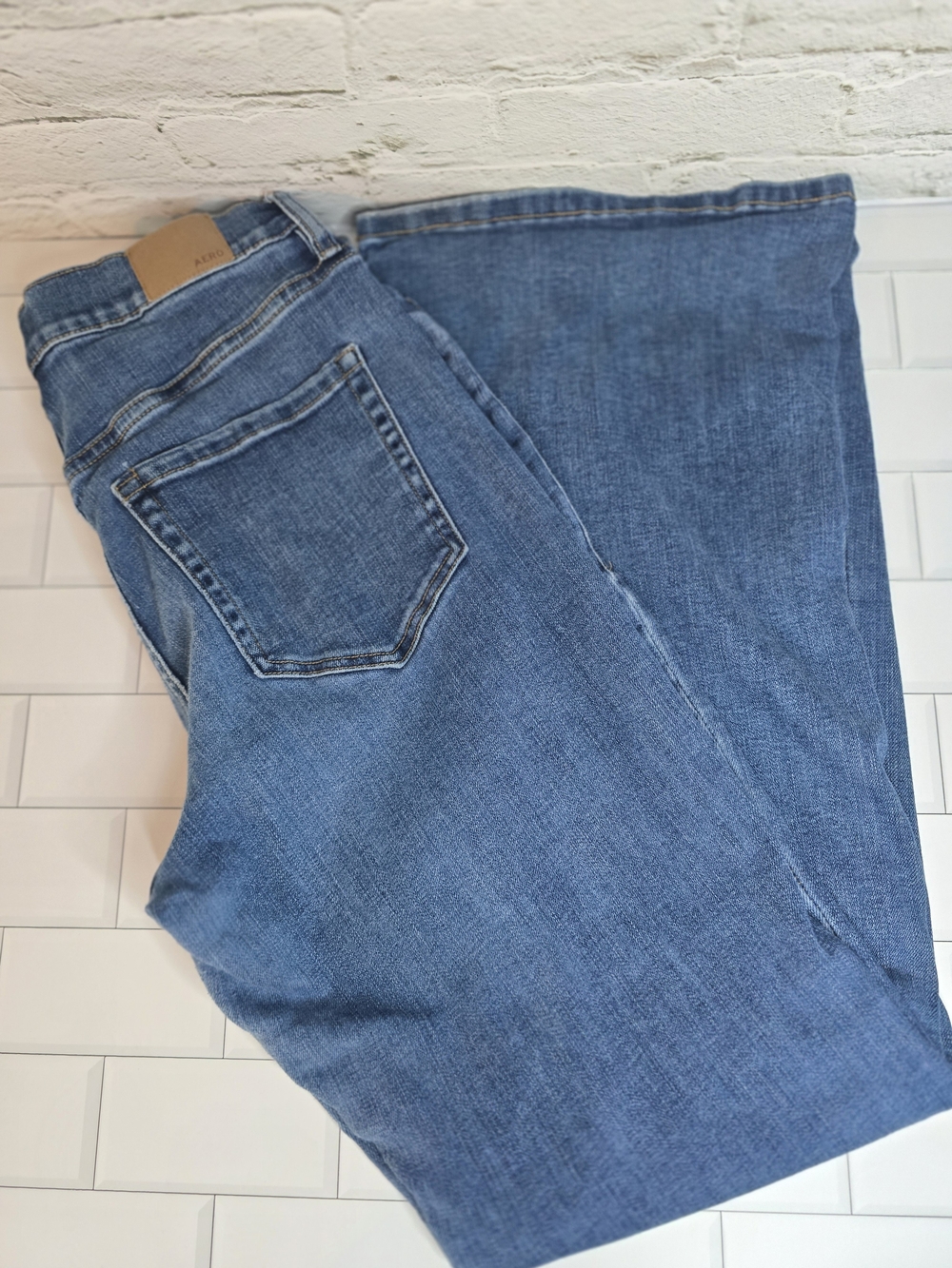 Aeropostale Women's High Rise Flare Jeans Sz 12REG